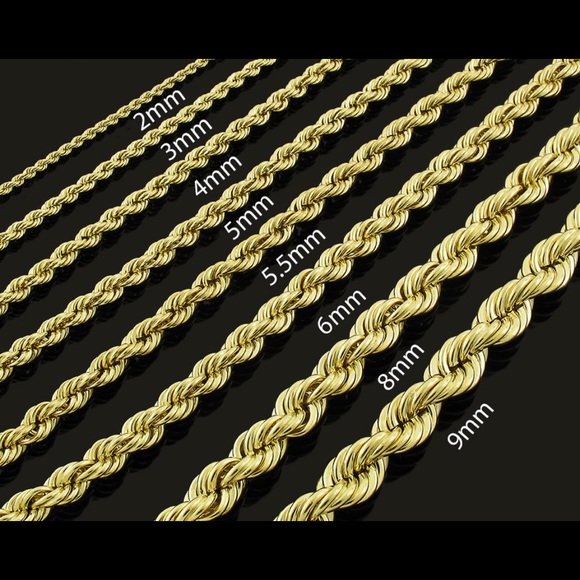 Twister Rope Chain Pattern Jewelry | 8mm Stainless Steel Twist Rope Chain 24inches | Poshmark